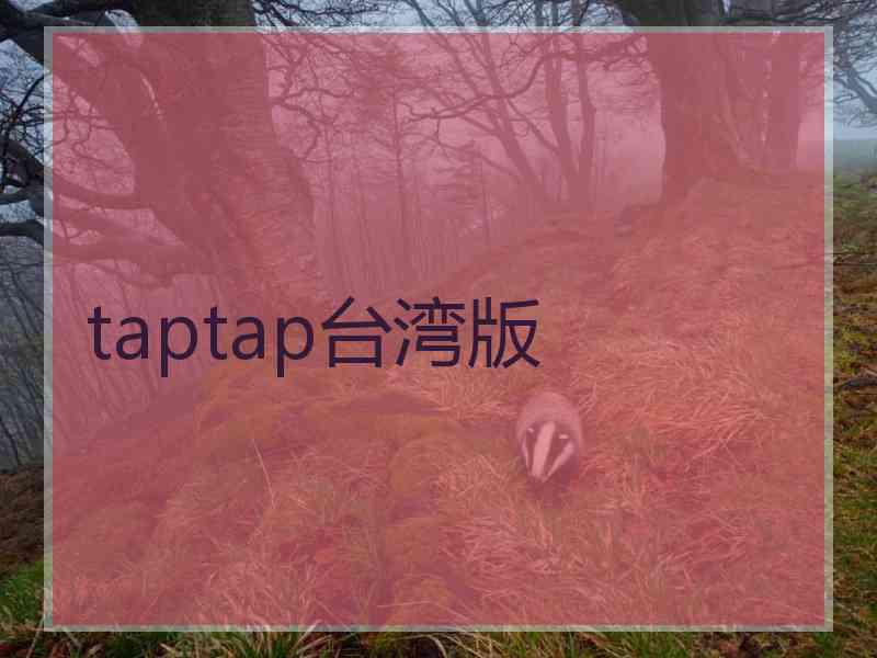 taptap台湾版